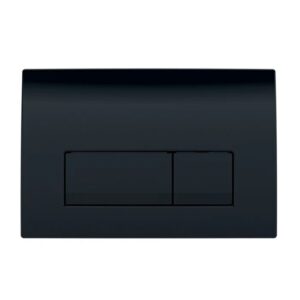 115.119.DW.1 DELTA 50 new Кнопка змиву, чорний глянець