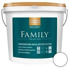 Колорит Family глибокоматова антиблікова фарба 4,5л