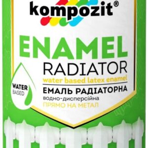 Емаль акрилова радіаторна мат 0,75л