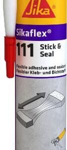 SikaFlex-111 Stick & Seal Еластичний багатоцільовий клей-герметик 290мл білий